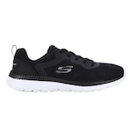 Tênis Skechers Bountiful-Quick Path - Feminino PRETO/BRANCO