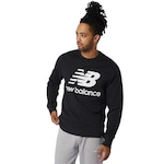 Blusão New Balance Athletics - Masculino PRETO/BRANCO