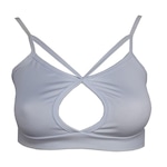 Top Ritmus sem Bojo com Abertura Frontal - Adulto BRANCO