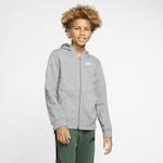 Jaqueta com Capuz Nike Sportswear Club - Infantil CINZA