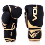 Luva de Boxe Muay Thai Kickboxing Vollo Training 12 oz OURO