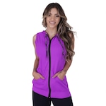 Colete Orbis Fitness Dry Bolso e Capuz com Zíper Orbis - Feminino ROXO