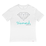 Camiseta Diamond Og Sign Tee Oversize - Masculina BRANCO