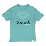 Camiseta Diamond Og Sign Tee Oversize - Masculina AZUL