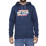 Blusão de Moletom com Capuz Rip Curl Hey Mamma Vintage Oversize - Masculino AZUL ESCURO