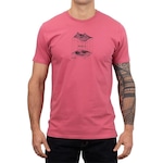 Camiseta RVCA Topographic - Masculina ROSA