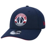 Boné Aba Curva New Era 9Forty NBA Washington Wizards - Snapback - Adulto MARINHO/PETROLEO