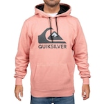 Blusão de Moletom com Capuz Quiksilver Full Logo - Masculino ROSA