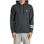 Blusão de Moletom com Capuz Hurley Layers Oversize - Masculino CINZA ESCURO