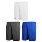 Kit 3 Calções Penalty X Plus Size - Masculino AZUL/BRANCO