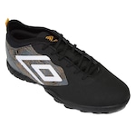 Chuteira Society Umbro Tocco II Club - Adulto PRETO