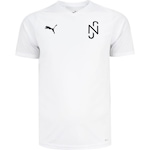 Camiseta Puma Neymar Júnior Team Liga - Masculina BRANCO/PRETO