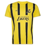 Camiseta New Era Los Angeles Lakers Soccer Style One Color - Masculina AMARELO