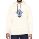 Blusão de Moletom com Capuz Rip Curl Operator Fleece - Masculino Off White