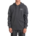 Jaqueta de Moletom com Capuz Billabong Aberto All Day Stacked - Masculina CINZA