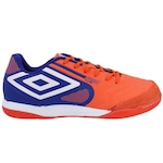 Chuteira Futsal Umbro Pro 5 Bump Club - Adulto LARANJA/AZUL