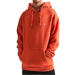 Blusão de Moletom com Capuz Volcom Single Stone - Masculino VERMELHO