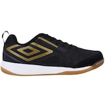 Chuteira Futsal Umbro Pro 5 Bump - Adulto PRETO/OURO