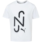 Camiseta Puma Neymar JR Goal - Infantil BRANCO/PRETO