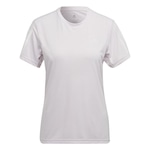 Camiseta adidas Own The Run Cooler - Feminina ROSA CLA/BRANCO