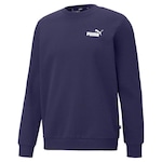 Blusão de Moletom Puma Essentials Small Logo - Masculino AZUL ESC/BRANCO