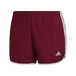 Shorts adidas Marathon 20 - Feminino VERMELHO/BRANCO