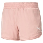 Shorts Feminino Puma Active 4 Woven ROSA CLARO