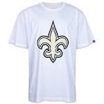 Camiseta New Era Plus Size New Orleans Saints NFL - Masculino BRANCO