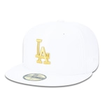 Boné Aba Reta New Era 59fifty MLB Los Angeles Dodgers - Fechado - Adulto BRANCO