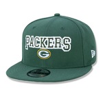 Boné Aba Reta New Era Green Bay Packers 950 e Simple - Snapback - Adulto VERDE