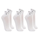 Kit de Meias Cano Curto Lupo Esportiva - 6 Pares - Adulto BRANCO