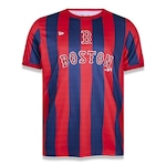 Camiseta New Era Boston Red Sox MLB Soccer Style - Masculino VERMELHO/AZUL ESC