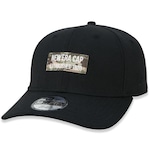 Boné Aba Curva New Era 3930 Neutral Wild Label Camo - Fechado - Adulto PRETO