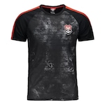 Camiseta do Flamengo Braziline Vein ADT - Masculino PRETO/VERMELHO