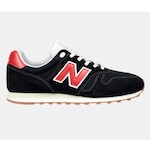 Tênis New Balance 373 Casual - Masculino PRETO/VERMELHO