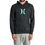 Blusão Com Capuz Hurley Canguru Icon -Masculino PRETO