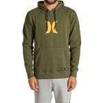 Blusão Com Capuz Hurley Canguru Icon -Masculino VERDE ESCURO