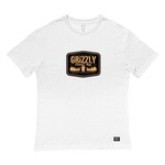 Camiseta Grizzly Tall Pines - Masculina BRANCO