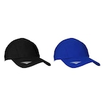 Kit Bonés de Beach Tennis Penalty com Proteção UV - Strapback - Adulto - 2 unidades PRETO/AZUL