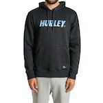 Blusão Com Capuz Hurley Canguru Fastlane -Masculino PRETO