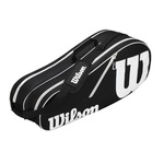 Raqueteira Wilson Advantage Ii 6 Pack PRETO