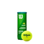 Bola de Tênis Wilson Us Open Starter - Tubo com 3 Bolas Natural