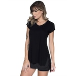 Camiseta Vekyo Tapa Bumbum Ju - Feminina PRETO