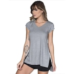 Camiseta Vekyo Tapa Bumbum Ju - Feminina CINZA