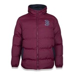 Jaqueta Puffer com Capuz  New Era MLB Boston Red Sox Modern Classic Mininal - Masculina VERMELHO