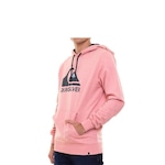 Blusão de Moletom com Capuz Quiksilver Fech Patch Round - Masculino ROSA