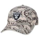 Boné Aba Curva New Era Las Vegas Raiders 920 Neutral Wild Fullcamo - Strapback - Adulto BEGE