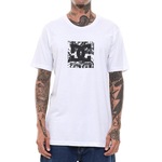 Camiseta DC Shoes Square Star Fill Marble - Masculina BRANCO