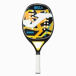 Raquete de Beach Tennis Joma Madrid + Capa Protetora - Adulto Preto/Amarelo Cla