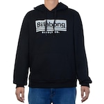 Blusão de Moletom com Capuz Billabong Canguru Walled - Masculino PRETO